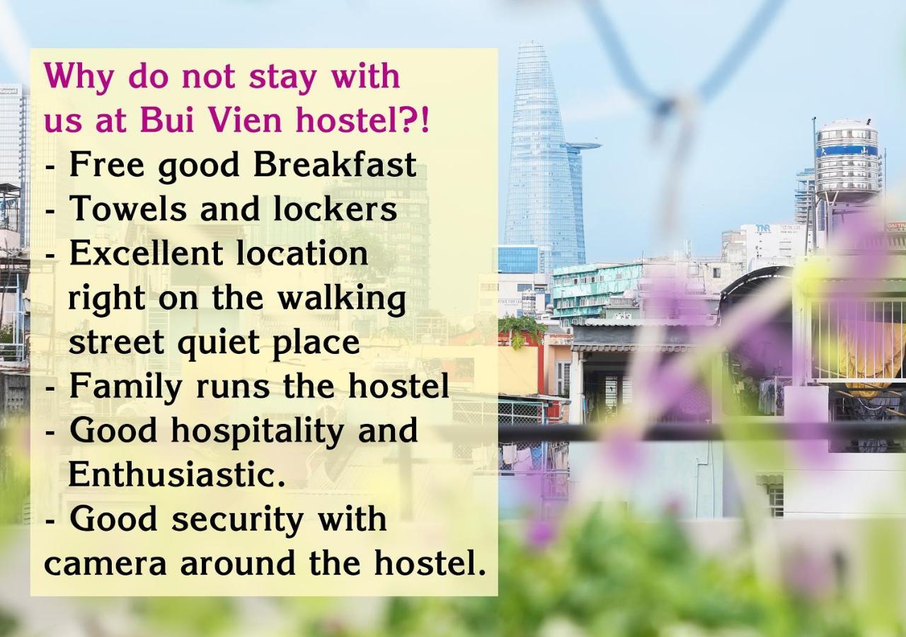 Bui Vien Hostel Ho Şi Min Exterior foto